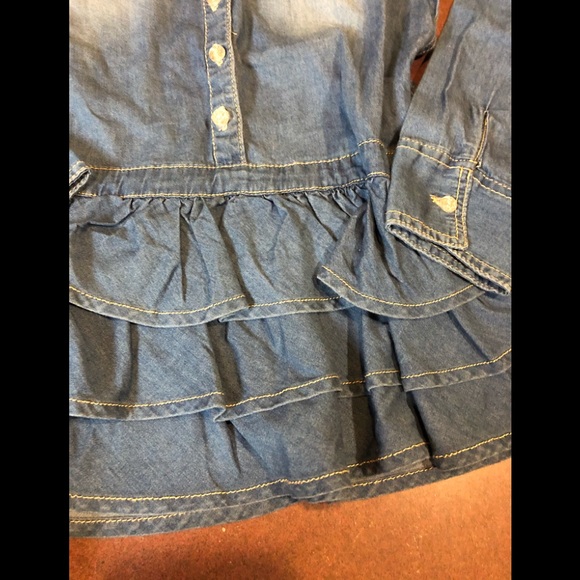 Girls Justice size 12 denim top - Picture 4 of 9